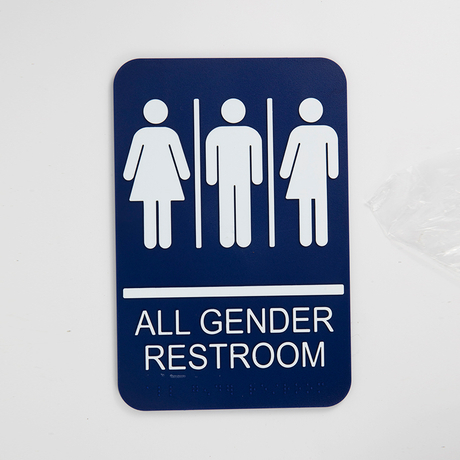 Letrero de plástico