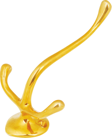 Gancho de baño de latón montado en la pared